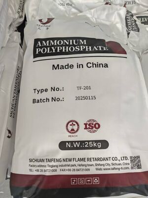 Ammonium Polyphosphate Flame Retardant with Whiteness >92, Decomposition Temperature >260°C, and pH 5.5-7.5 for Fireproof Coatings