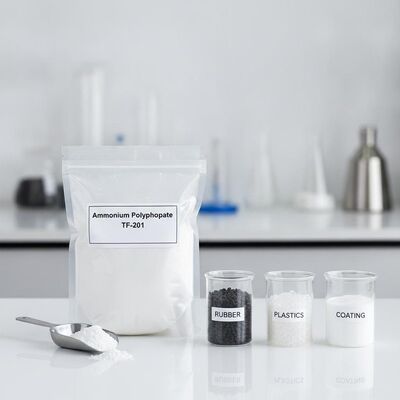 Non-dangerous Ammonium Polyphosphate TF-201 Flame Retardant Additive with 99% Whiteness and Low Steady Viscosity