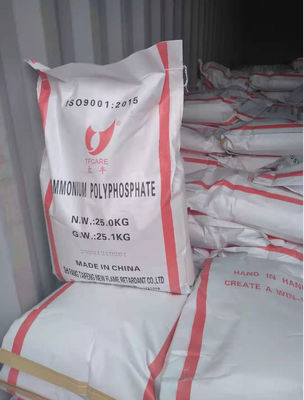 White Powder APP Ammonium Polyphosphate For Fabric Back Coating